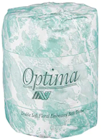 TOILET TISSUE, STANDARD ROLLS, 2-PLY, WHITE, EMBOSSED, OPTIMA, 96 ROLLS/CT THUMBNAIL